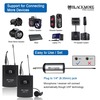 Blackmore Pro Audio Dual Portable Dynamic Lapel Wireless UHF Microphone System BMP-16